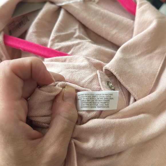 Skin Worldwide Fortune Jumpsuit In Putty Pink NWT Size 1 - Picture 11 of 11